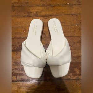 White Slide Sandals Altar’d State
